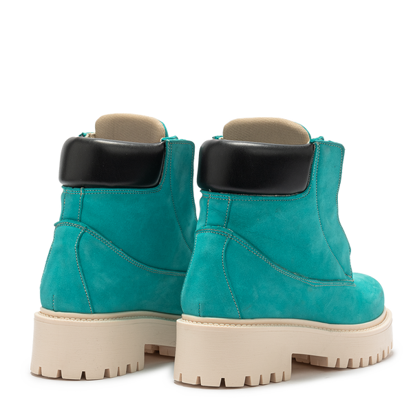 Turquoise Nabuk "Starboot"