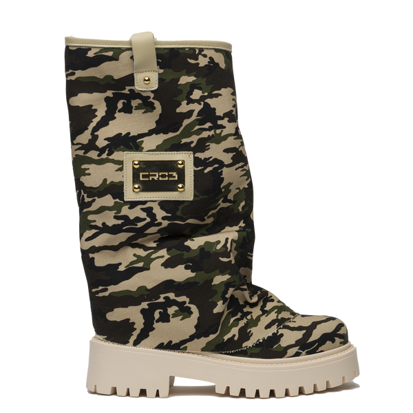 Botas gruesas de camuflaje