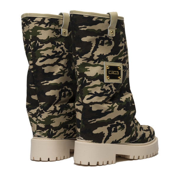 Camo Chunky Boots