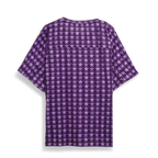 T-shirt violet américain 03 étoiles