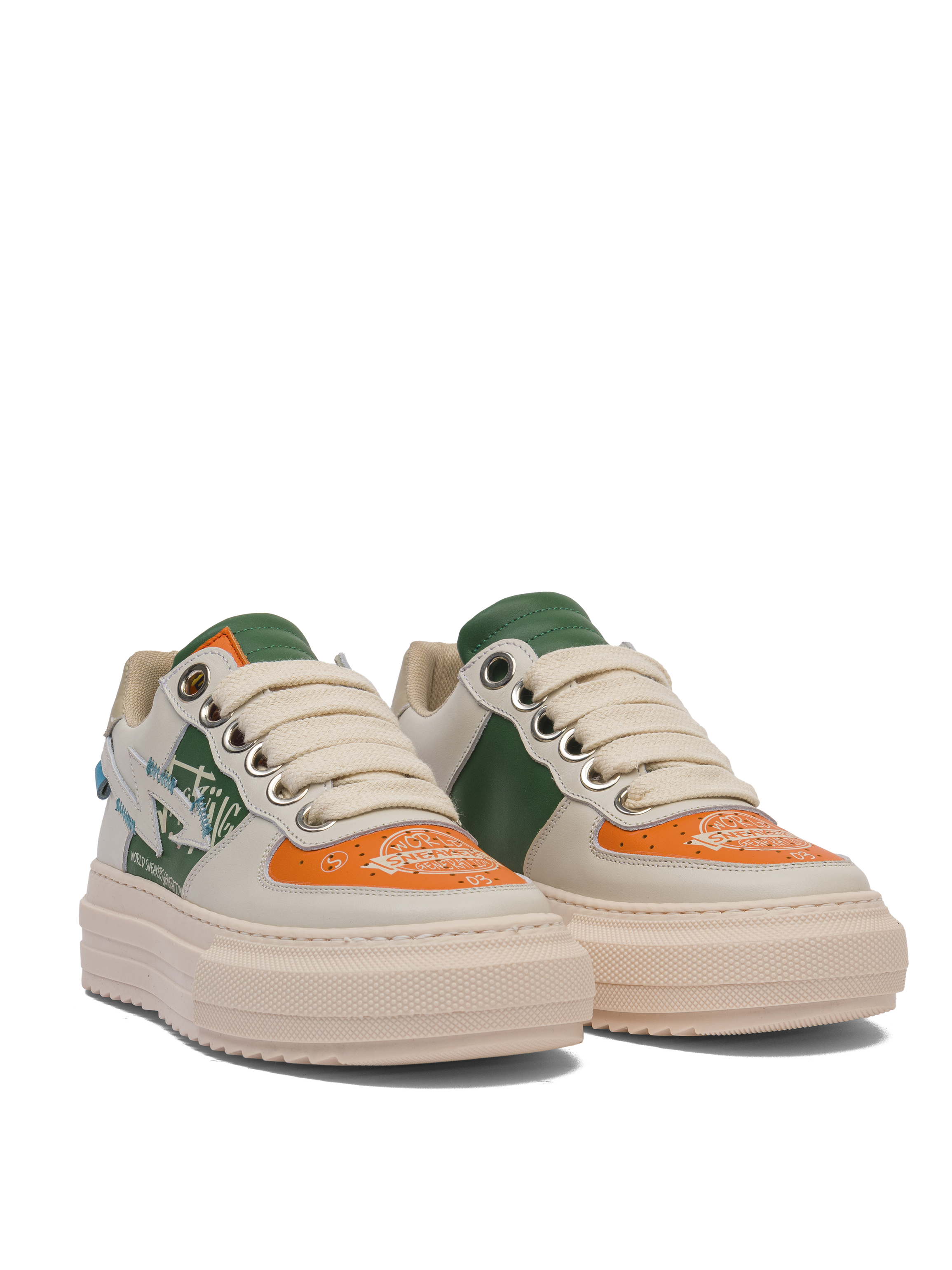BALI LOW – Green and Orange Edition