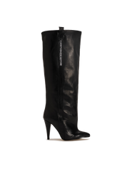STORM — Schwarzer Stiefel mit mittelhohem Schaft