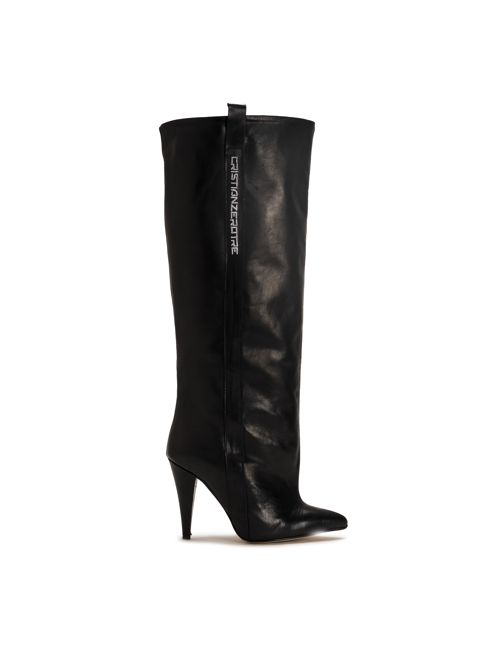 STORM — Schwarzer Stiefel mit mittelhohem Schaft