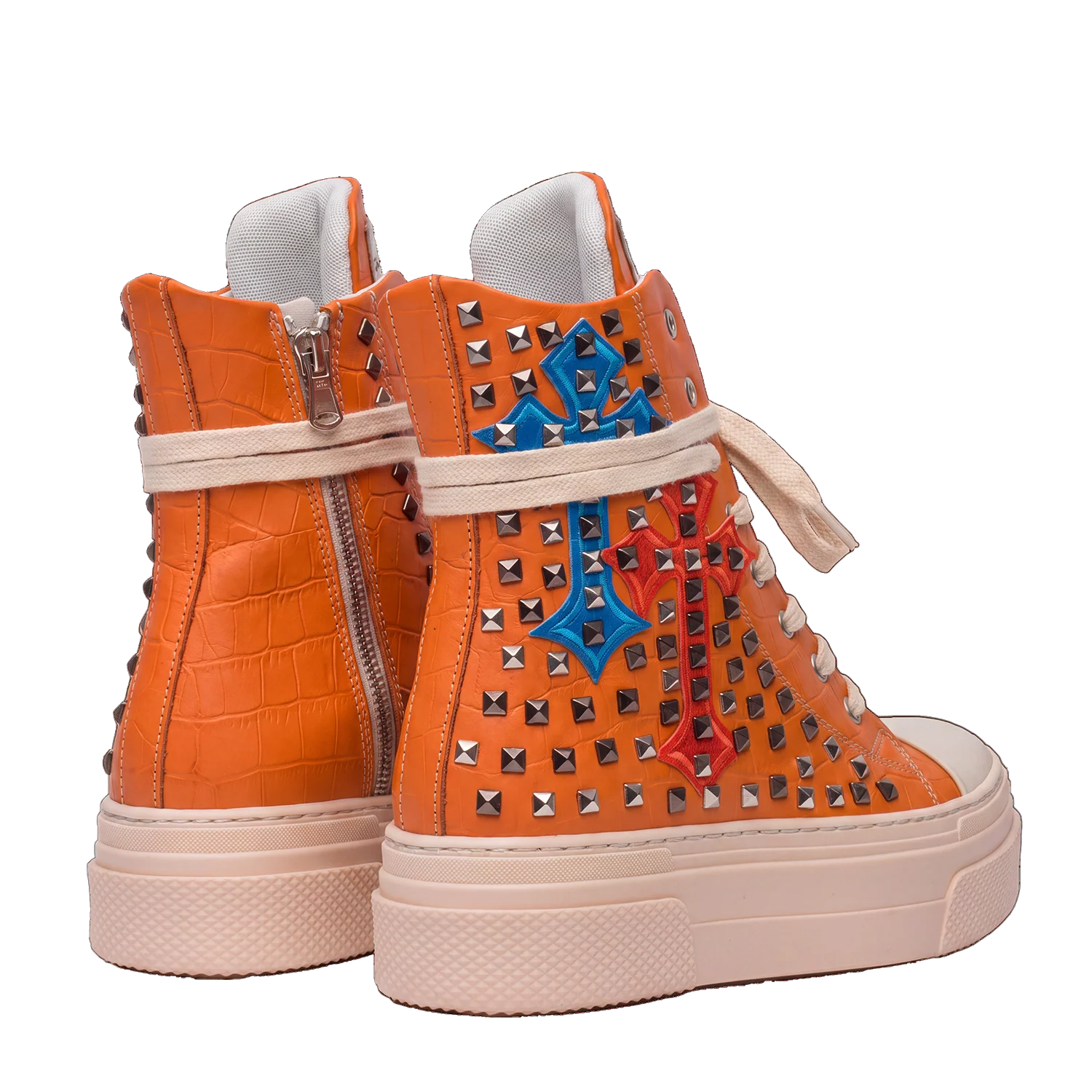 CALIPSO COCO - Orange Cross Studs