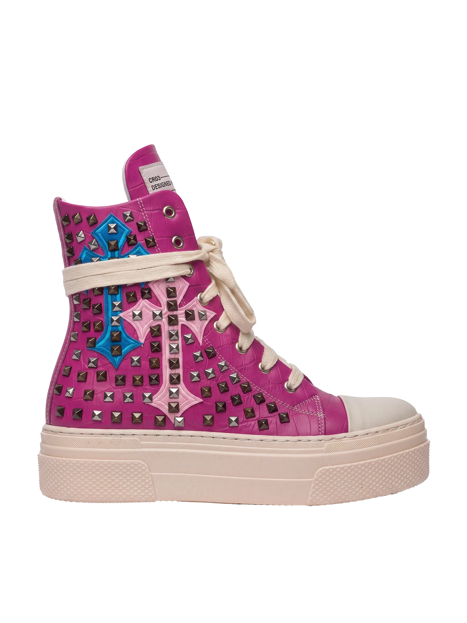 CALIPSO COCO – Fuchsia, croix et clous