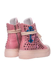 CALIPSO COCO — Pink mit Kreuzen und Nieten