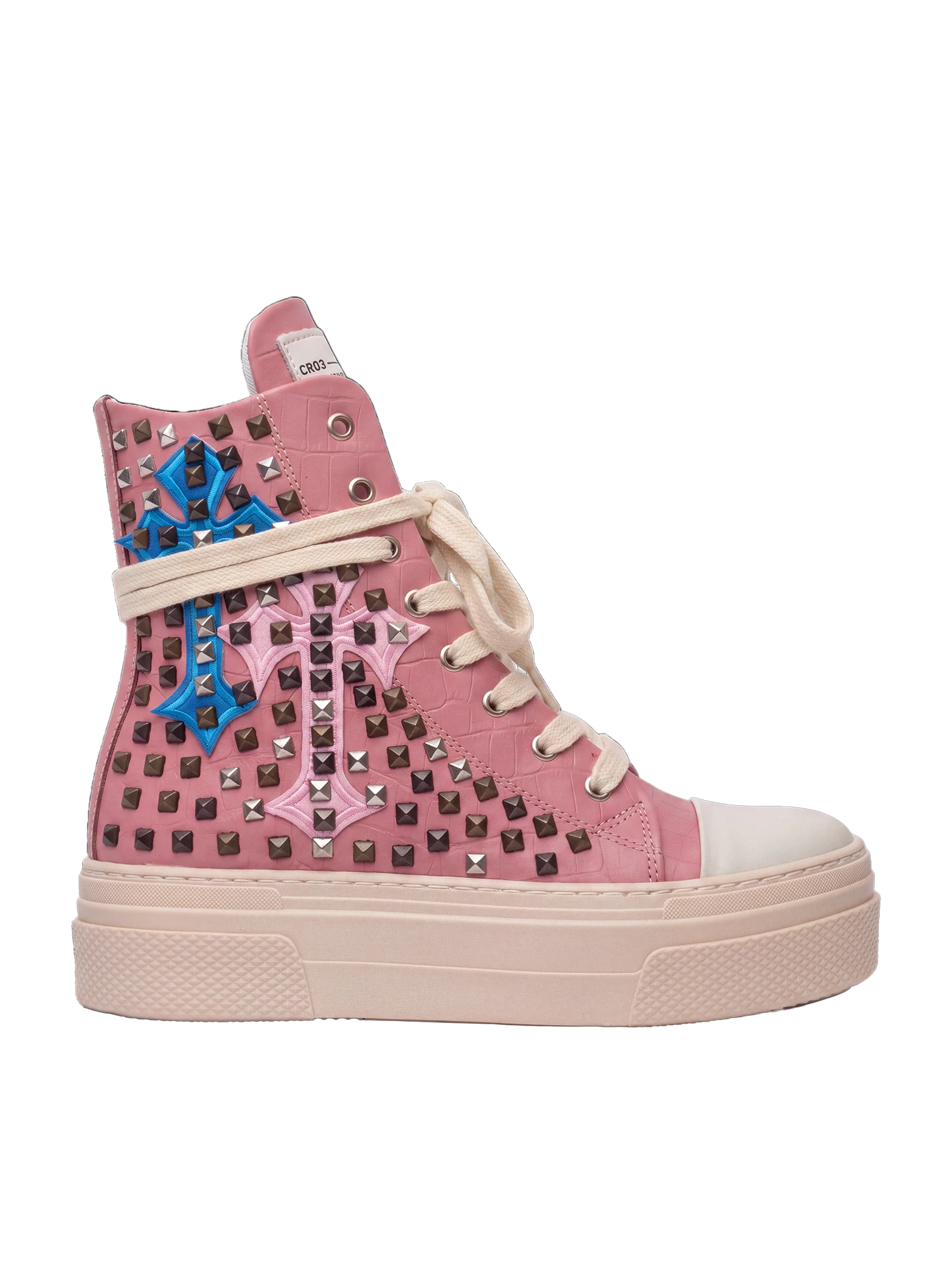 CALIPSO COCO — Pink mit Kreuzen und Nieten