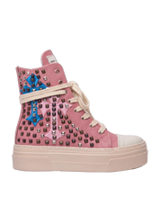 CALIPSO COCO — Pink mit Kreuzen und Nieten