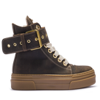 CALIPSO – Édition Ceinture Nubuck Marron Foncé