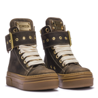 CALIPSO – Édition Ceinture Nubuck Marron Foncé