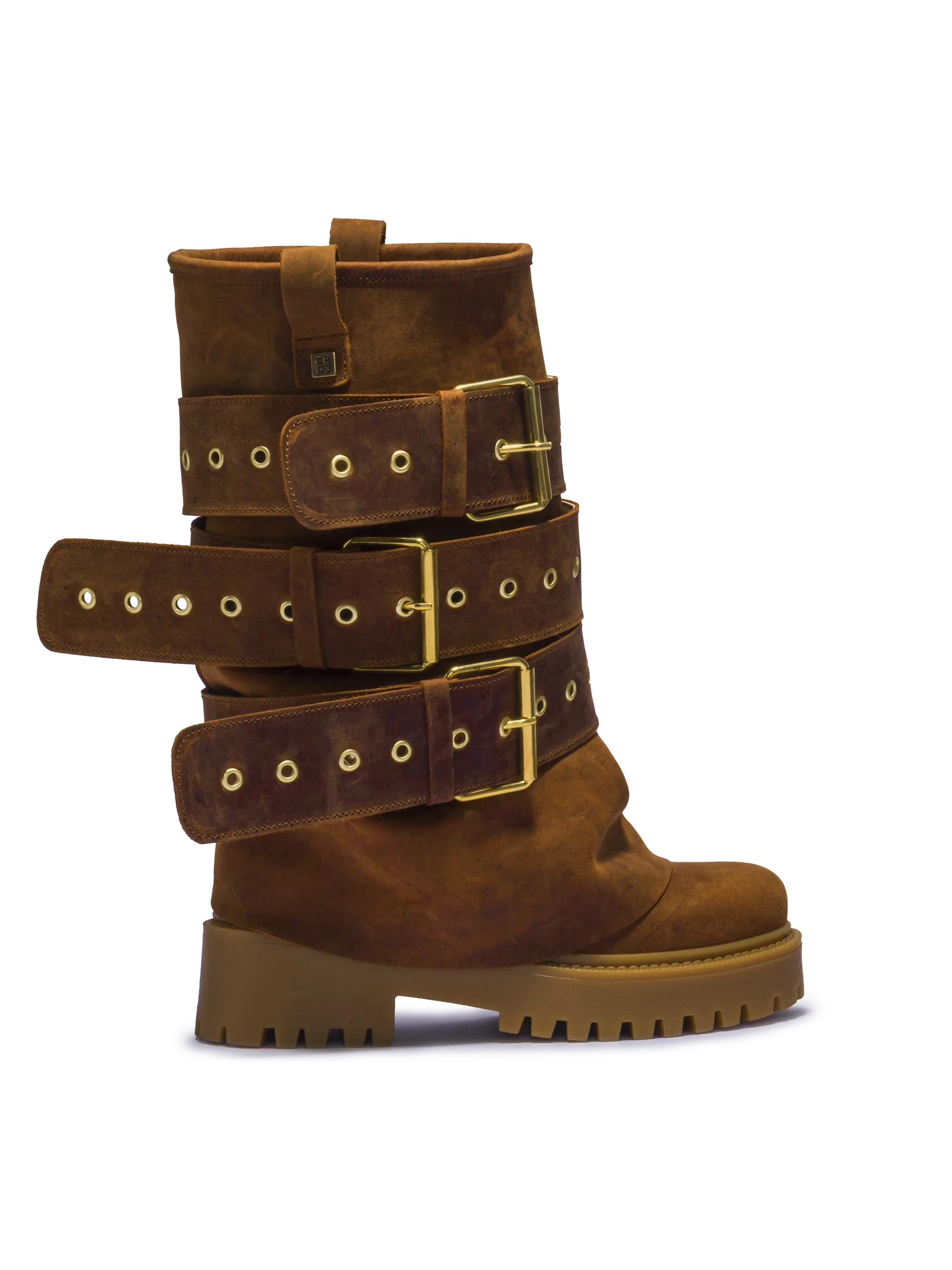 CHUNKY – Édition Ceinture Nubuck Marron