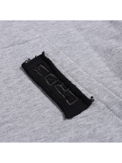 "CR03" Melange Grey Hoodie-Hoodie-CRISTIANZEROTRE