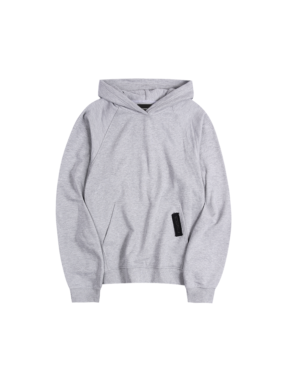 "CR03" Melange Grey Hoodie-Hoodie-CRISTIANZEROTRE