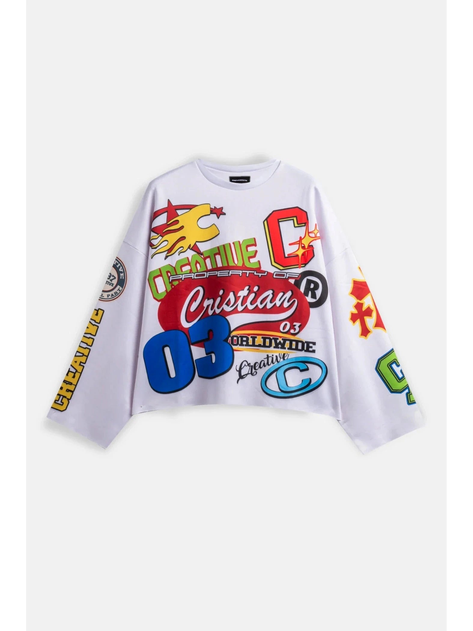 CR03 Creative Bluză sport — Ediție — Alb