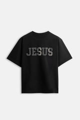 CR03 Jesus Strass Tee – Black Edition