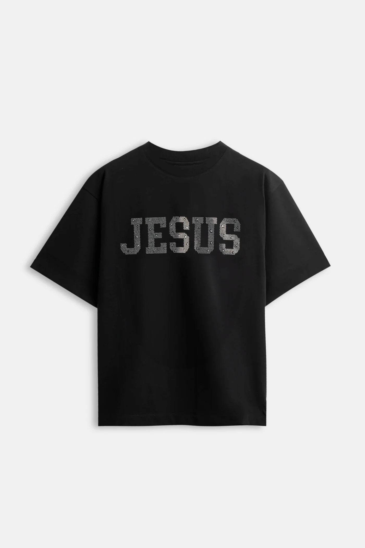 CR03 Jesus Strass Tee – Black Edition