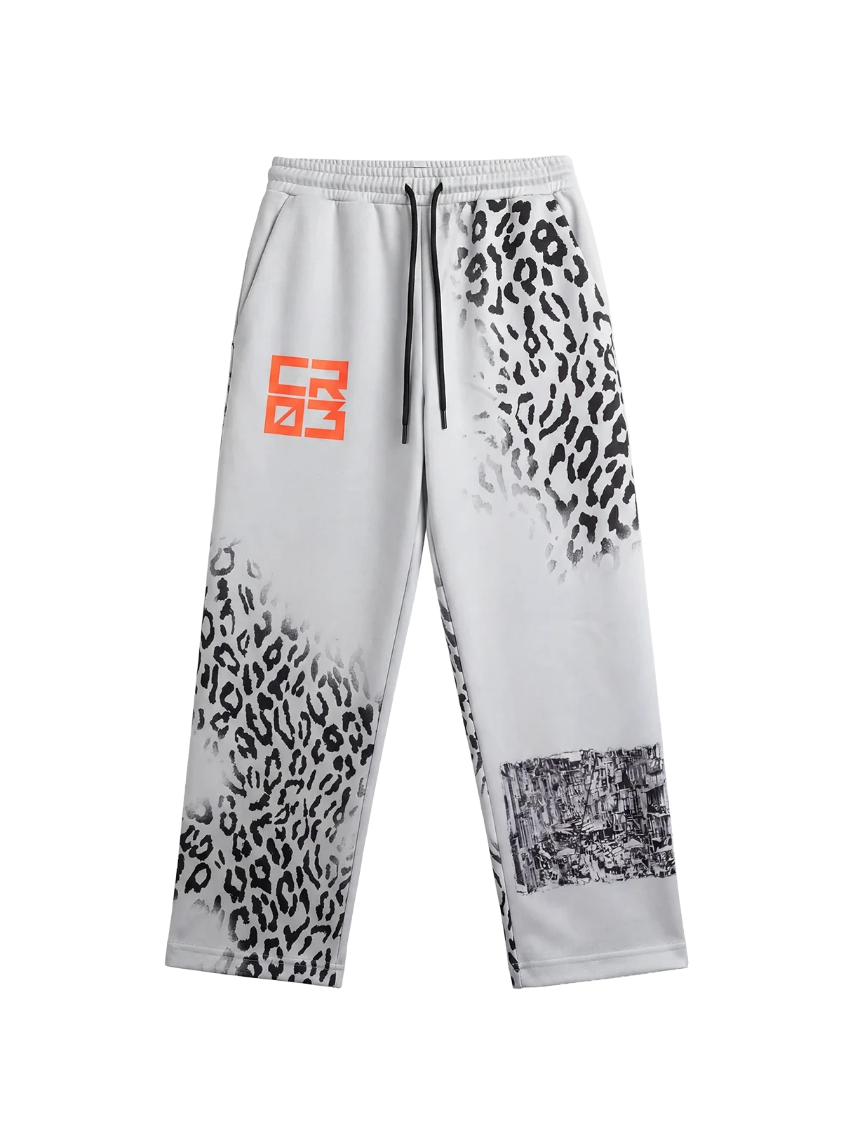 CR03 Creative Safari Pantaloni — Imprimeu prin sublimare — Gri măsliniu