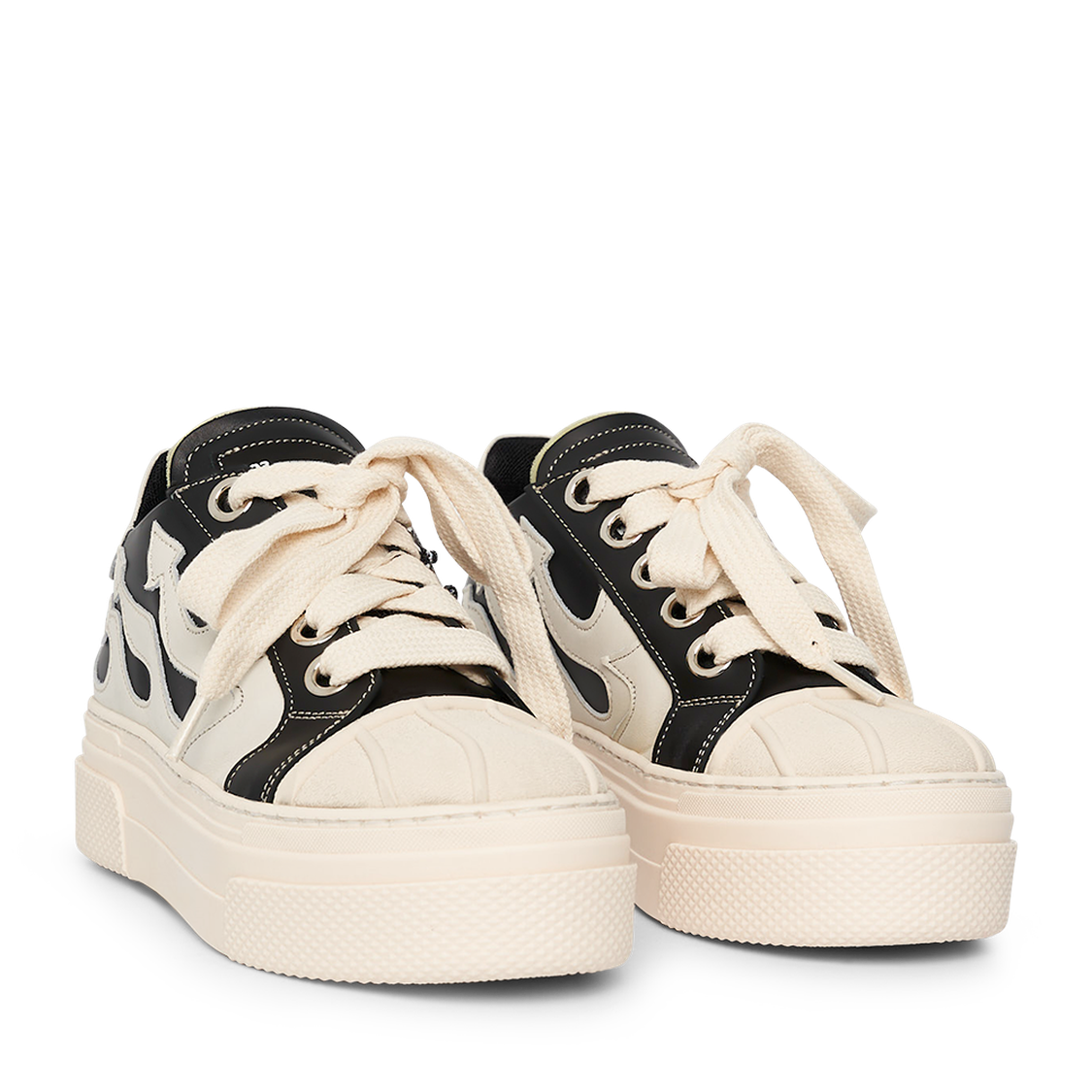 CALIPSO FLAME – Black White Low-Sneaker-CRISTIANZEROTRE