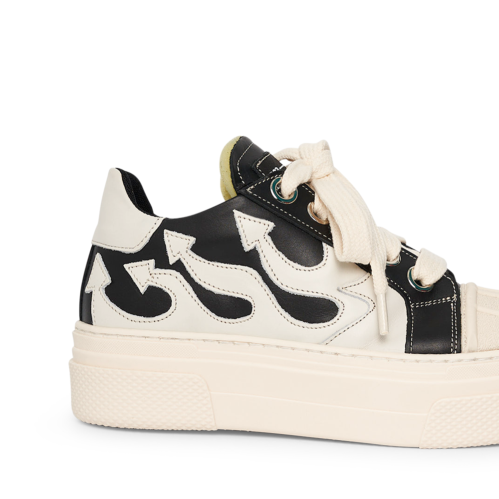 CALIPSO FLAME – Black White Low-Sneaker-CRISTIANZEROTRE