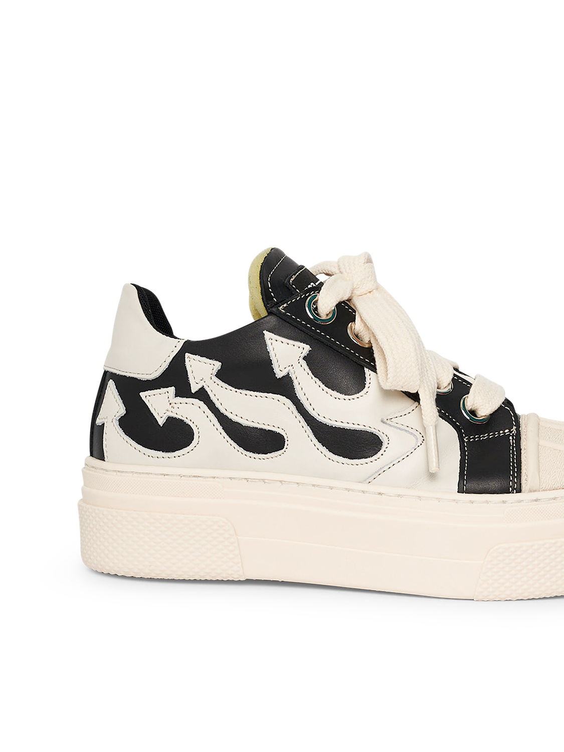 CALIPSO FLAME – Black White Low-Sneaker-CRISTIANZEROTRE
