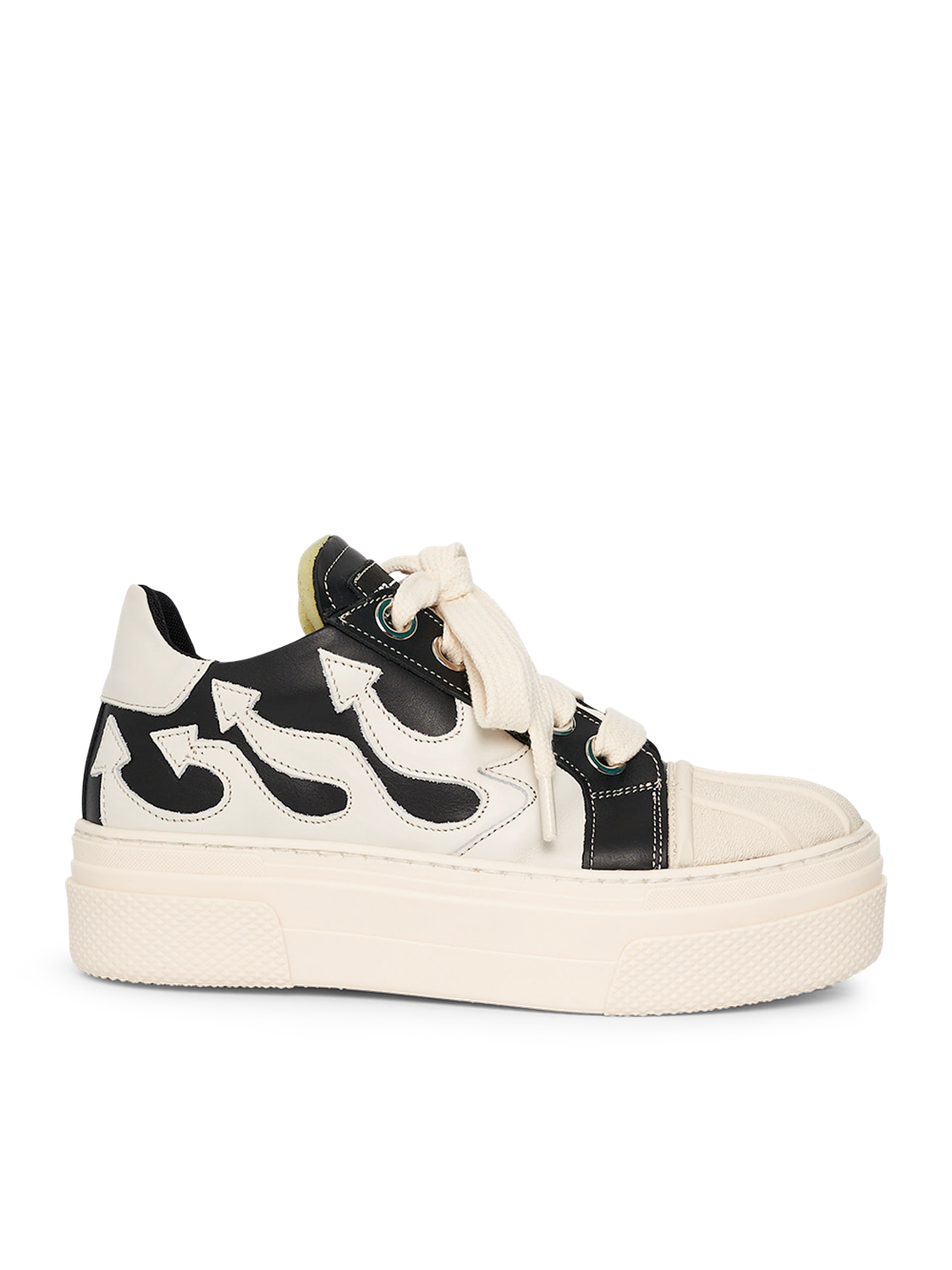 CALIPSO FLAME – Black White Low-Sneaker-CRISTIANZEROTRE