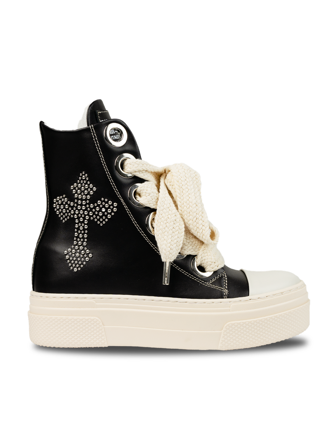 Calipso 300 – Crucifix Black Leather-Sneaker-CRISTIANZEROTRE