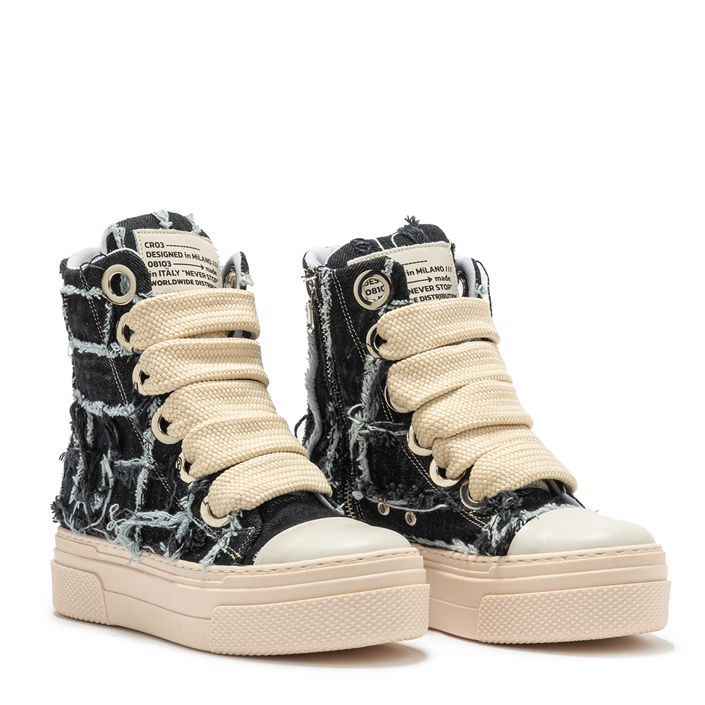 Calipso 300 Destroyed – Grey Jeans-Sneaker-CRISTIANZEROTRE