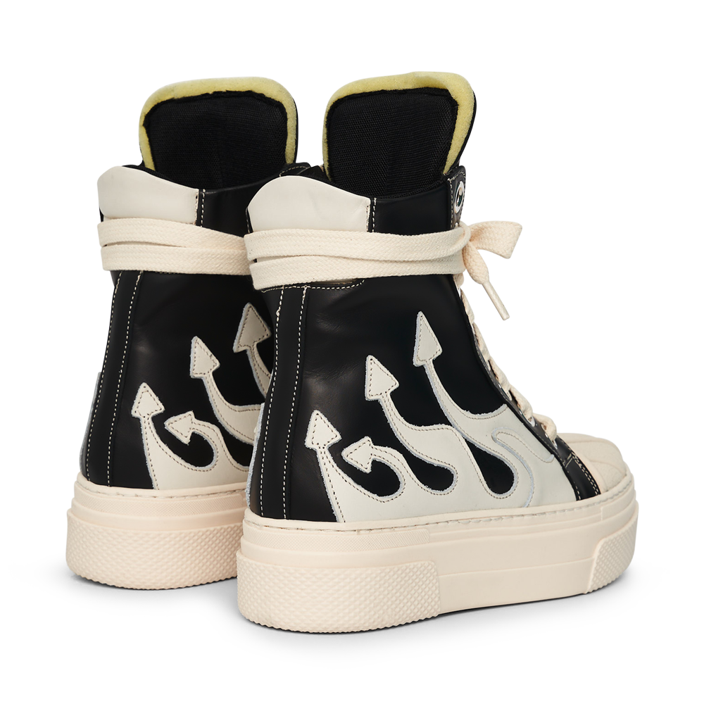 CALIPSO FLAME – Black White High-Sneaker-CRISTIANZEROTRE