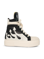 CALIPSO FLAME – Black White High-Sneaker-CRISTIANZEROTRE