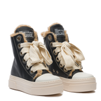 Calipso 300 Fur – Classic Black Leather-Sneaker-CRISTIANZEROTRE