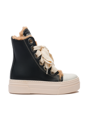 Calipso 300 Fur – Classic Black Leather-Sneaker-CRISTIANZEROTRE