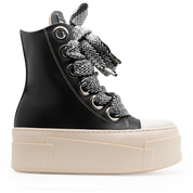 Calipso 600 – Black Lace Black & White-Sneaker-CRISTIANZEROTRE