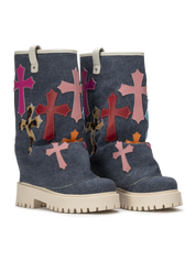 CHUNKY CROSS – Denim Blue-Sneaker-CRISTIANZEROTRE