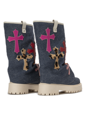 CHUNKY CROSS – Denim Blue-Sneaker-CRISTIANZEROTRE