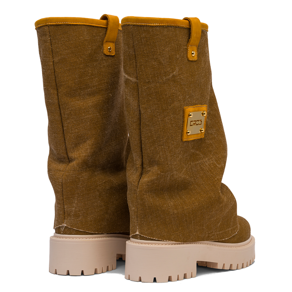 CHUNKY – Denim Boots Brown-Sneaker-CRISTIANZEROTRE