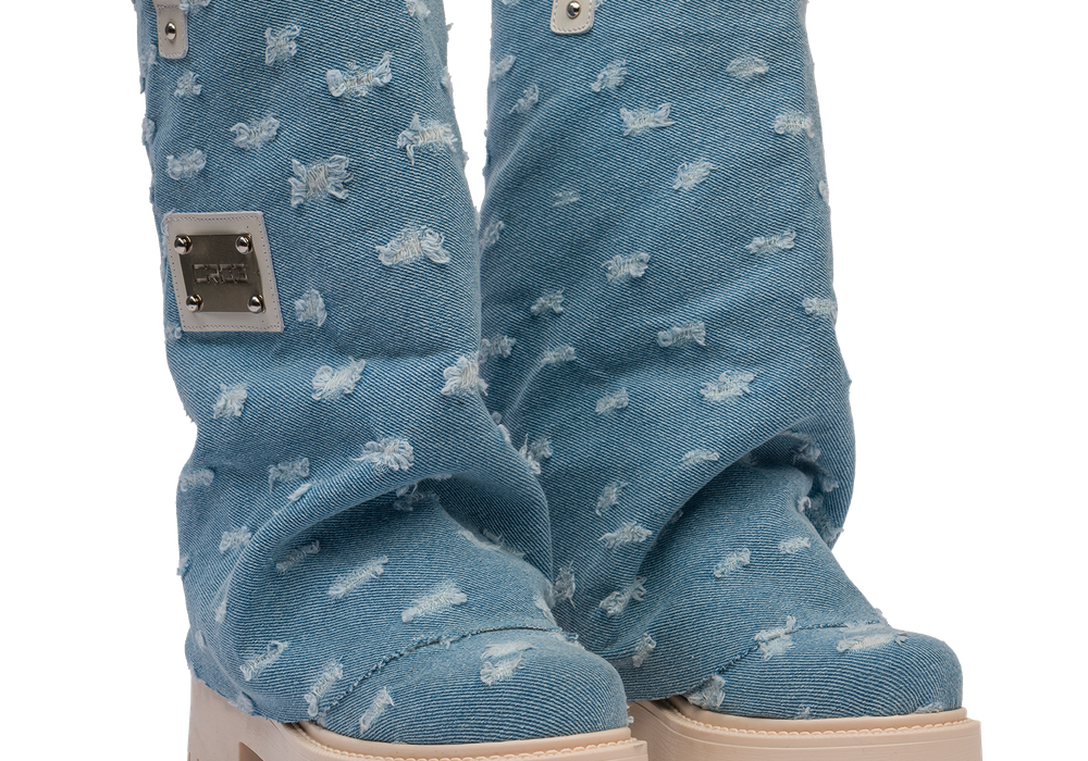 CHUNKY – Denim Boots Denim-Sneaker-CRISTIANZEROTRE