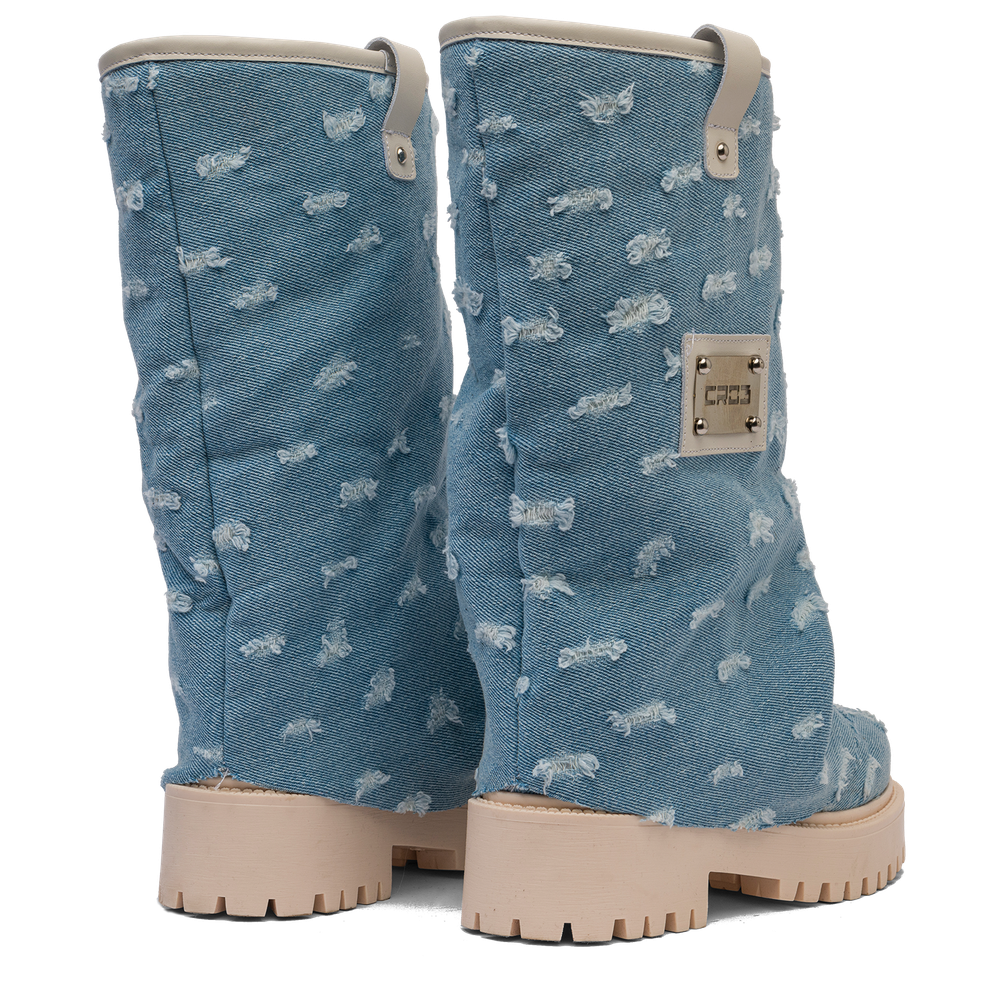 CHUNKY – Denim Boots Denim-Sneaker-CRISTIANZEROTRE