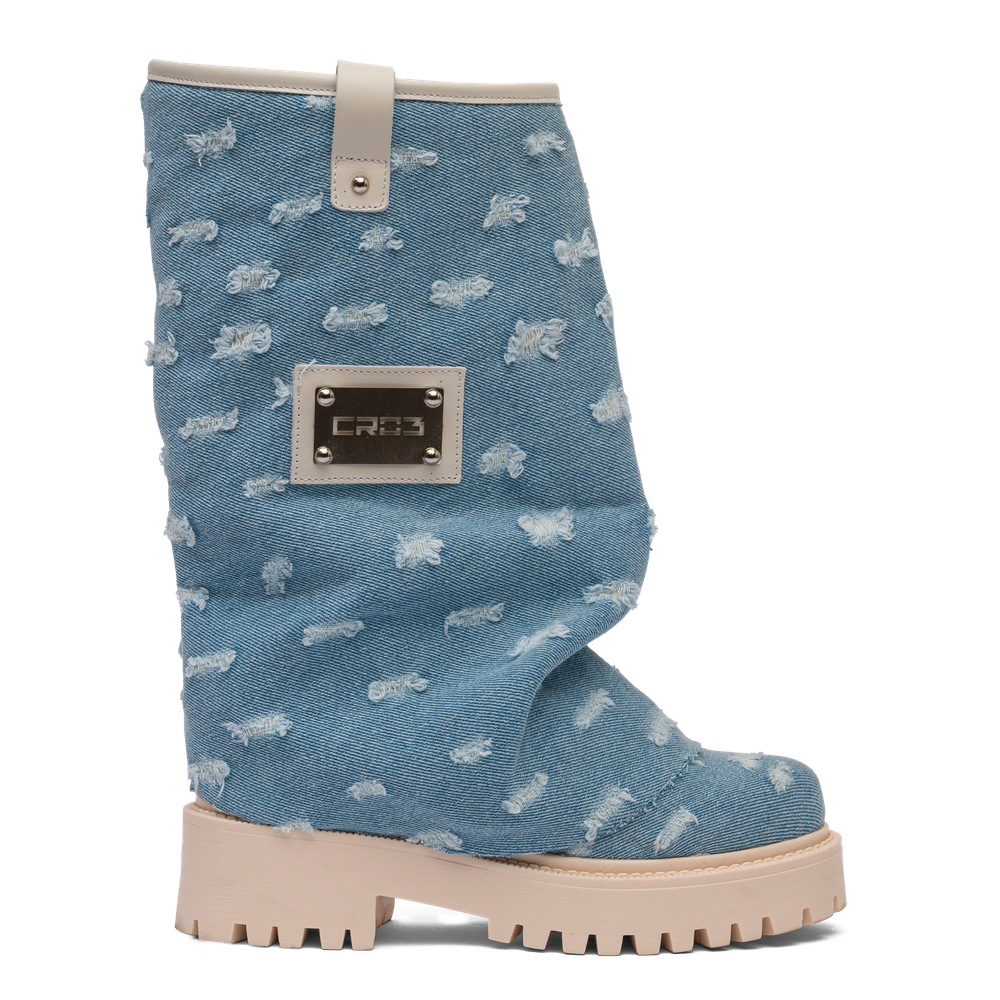 CHUNKY – Denim Boots Denim-Sneaker-CRISTIANZEROTRE