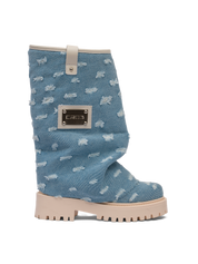 CHUNKY – Denim Boots Denim-Sneaker-CRISTIANZEROTRE