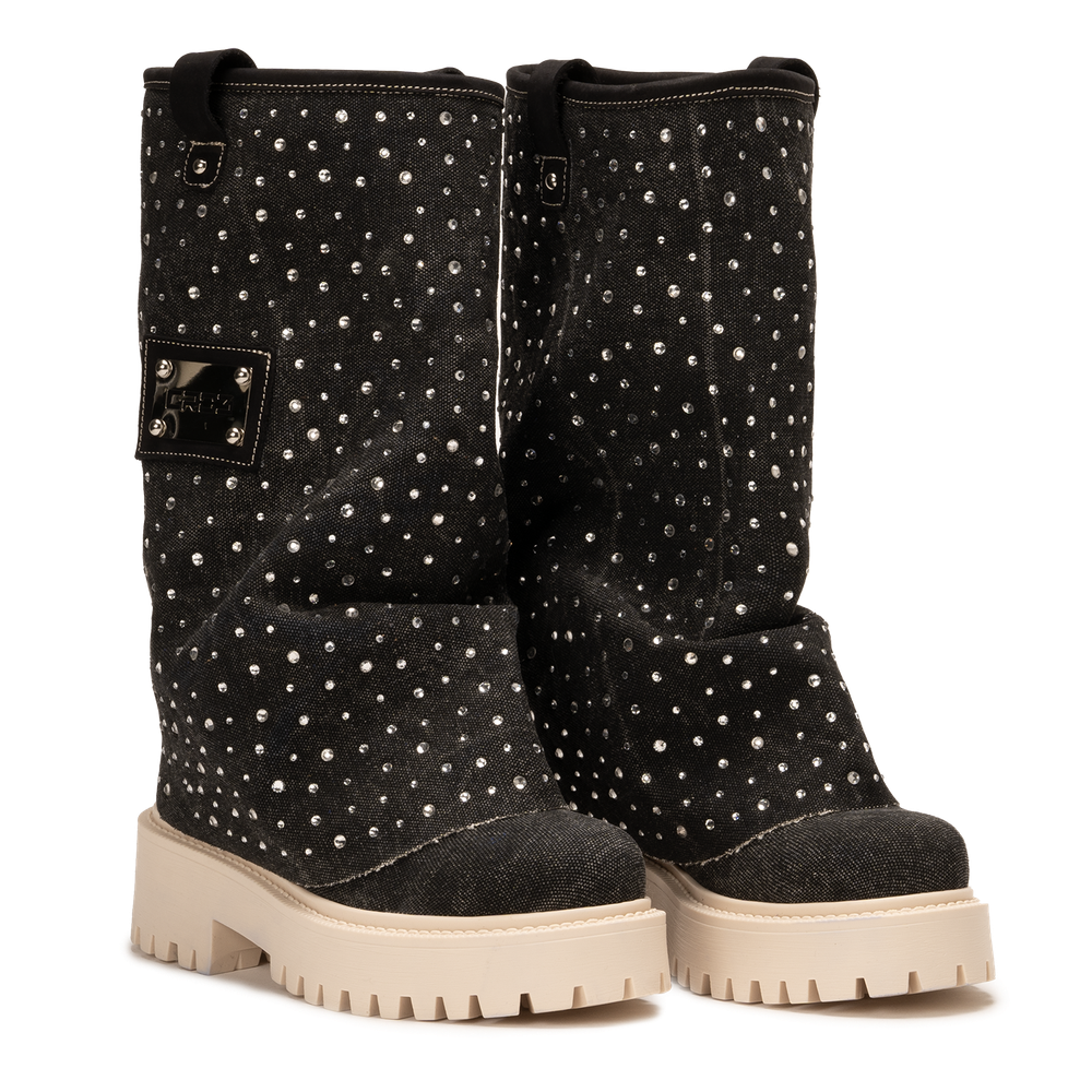 CHUNKY DIAMOND – Boots Black-Sneaker-CRISTIANZEROTRE