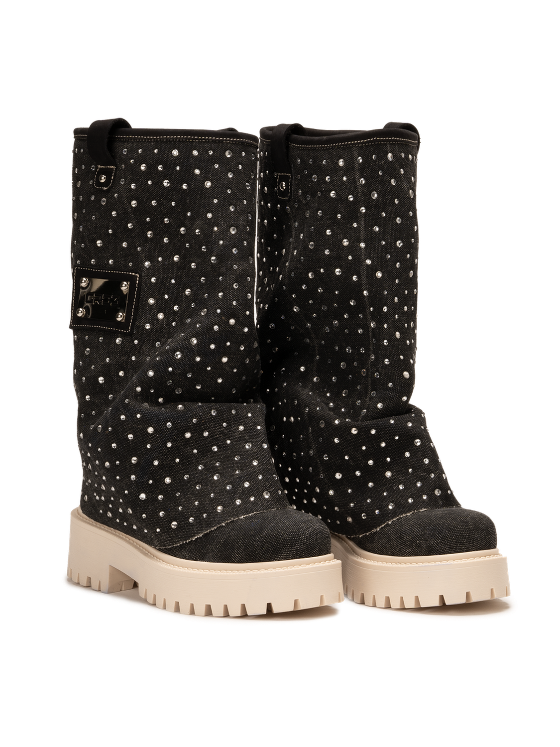 CHUNKY DIAMOND – Boots Black-Sneaker-CRISTIANZEROTRE