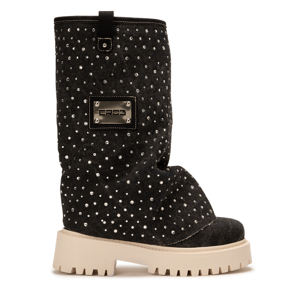 CHUNKY DIAMOND – Boots Black-Sneaker-CRISTIANZEROTRE