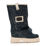 CHUNKY DIAMOND – Denim Blue Boots-Sneaker-CRISTIANZEROTRE