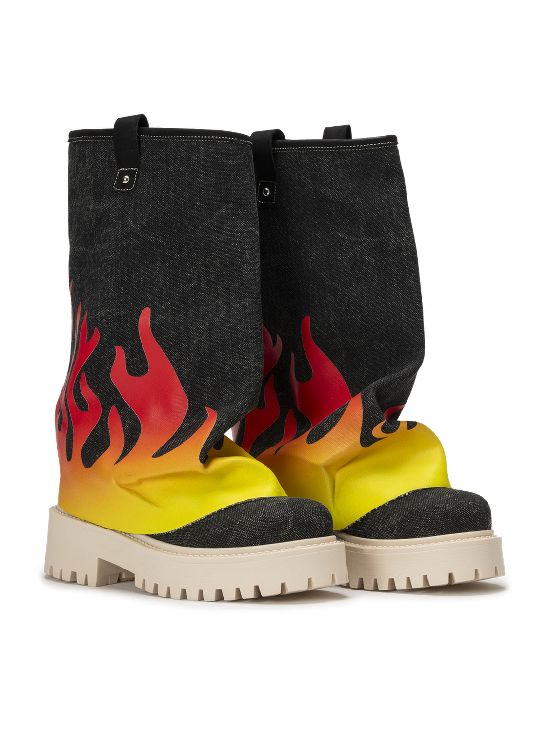 CHUNKY FLAME – Denim Black-Sneaker-CRISTIANZEROTRE