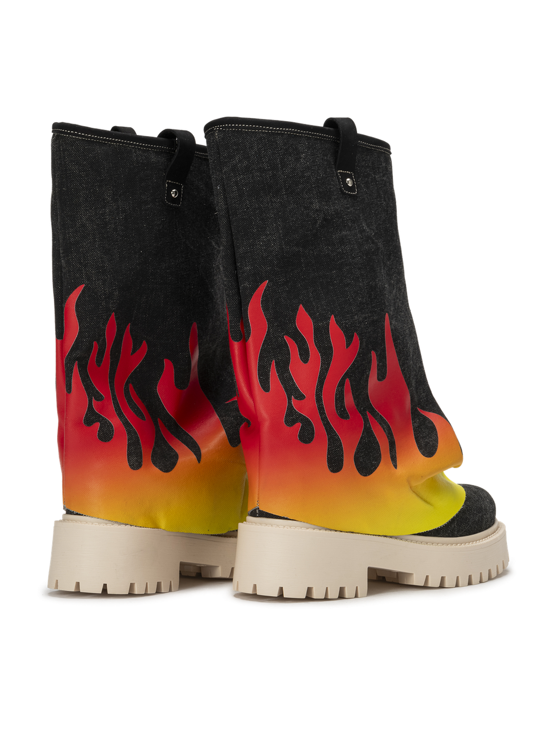 CHUNKY FLAME – Denim Black-Sneaker-CRISTIANZEROTRE