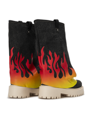 CHUNKY FLAME – Denim Black-Sneaker-CRISTIANZEROTRE