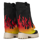 CHUNKY FLAME – Denim Black-Sneaker-CRISTIANZEROTRE