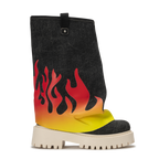CHUNKY FLAME – Denim Black-Sneaker-CRISTIANZEROTRE