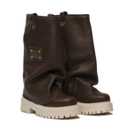 CHUNKY – Leather Boots Brown-Sneaker-CRISTIANZEROTRE