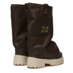 CHUNKY – Leather Boots Brown-Sneaker-CRISTIANZEROTRE